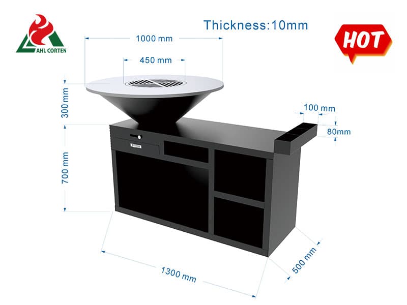 Galvanized steel BBQ Grill for Picnic  Party Oem Manufacture